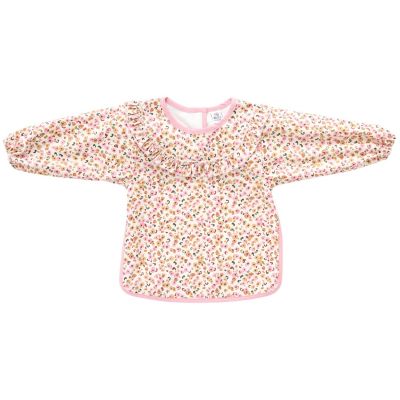 Bavoir tablier froufrou léopard (3-5 ans)
