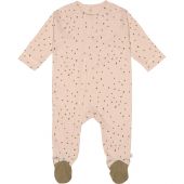 Pyjama léger en coton bio Cozy Colors Wear rose poudré (0-2 mois)