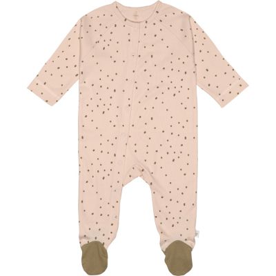 Pyjama léger en coton bio Cozy Colors Wear rose poudré (0-2 mois)