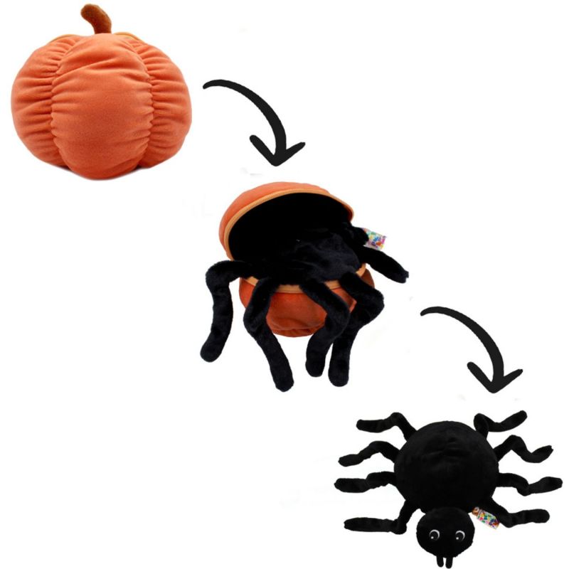 Peluche Les Flipetz Pumpet l'Araignée-Citrouille Les Déglingos Produit 4