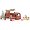 Camion de pompiers et accessoires en bois Little Dutch Produit 3