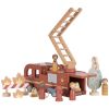 Camion de pompiers et accessoires en bois Little Dutch Produit 4