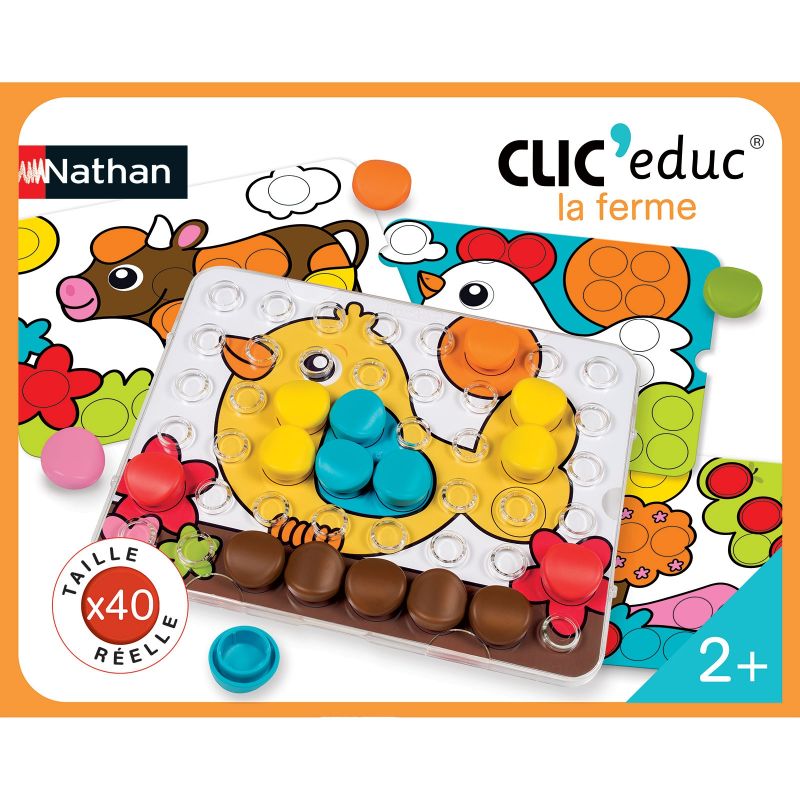 Jeu de clous Color ferme Nathan