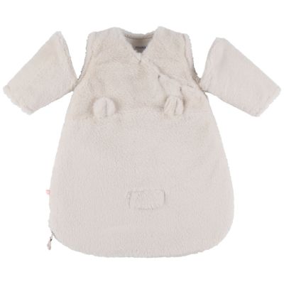 Gigoteuse en fausse fourrure beige (50 cm) Noukie's