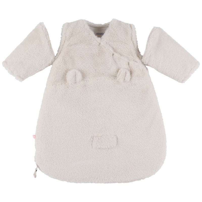Gigoteuse en fausse fourrure beige (50 cm) Noukie's Produit 1