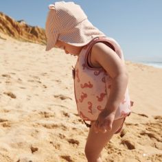 Chapeau anti-UV en seerucker Senia Pale Tuscany (3-6 mois)