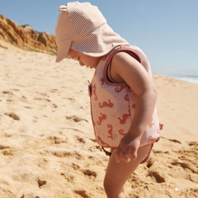 Chapeau anti-UV en seerucker Senia Pale Tuscany (3-6 mois)