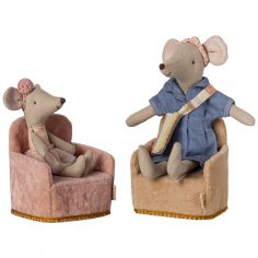 Fauteuil Souris Rose
