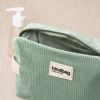 Trousse de toilette Leon Velours Vert d'eau Hindbag Ambiance 2