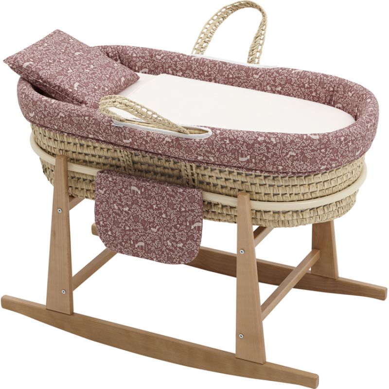Couffin Moi Cuco avec pied Alaska Rose Cambrass