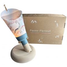 Coffret lampe nomade Dinosauria/Bleu glacié (personnalisable)  par Maison Polochon