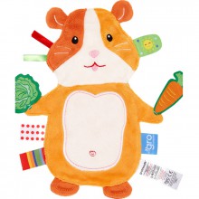 Doudou plat étiquettes Friends hamster  par The Gro Company