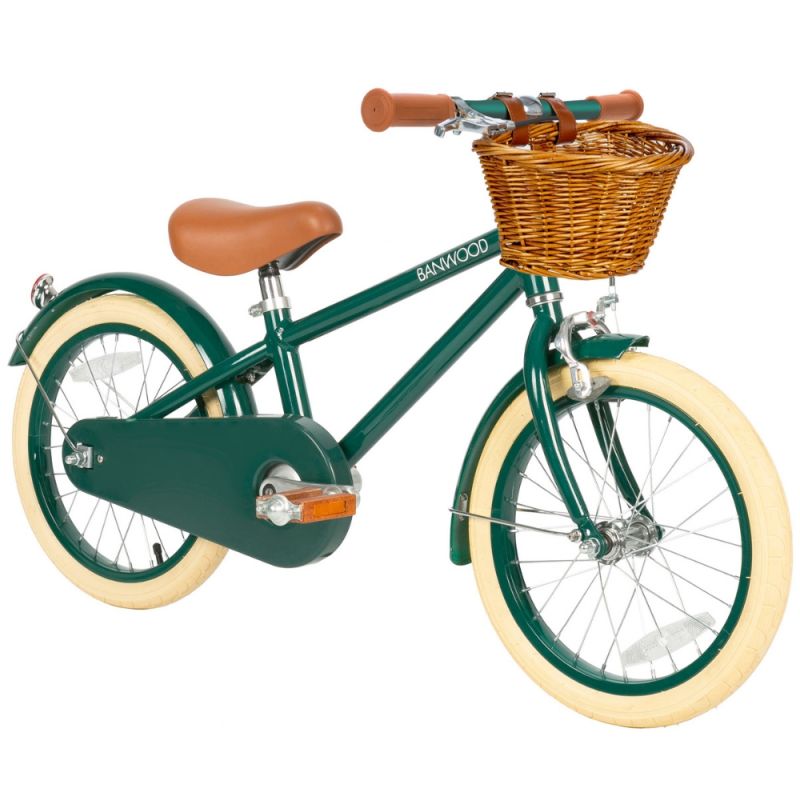 Vélo enfant Classic Vintage vert foncé - Reconditionné Banwood