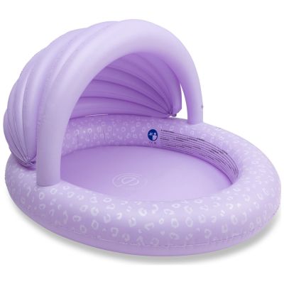 Piscine enfant avec auvent Léopard lila (100 cm)