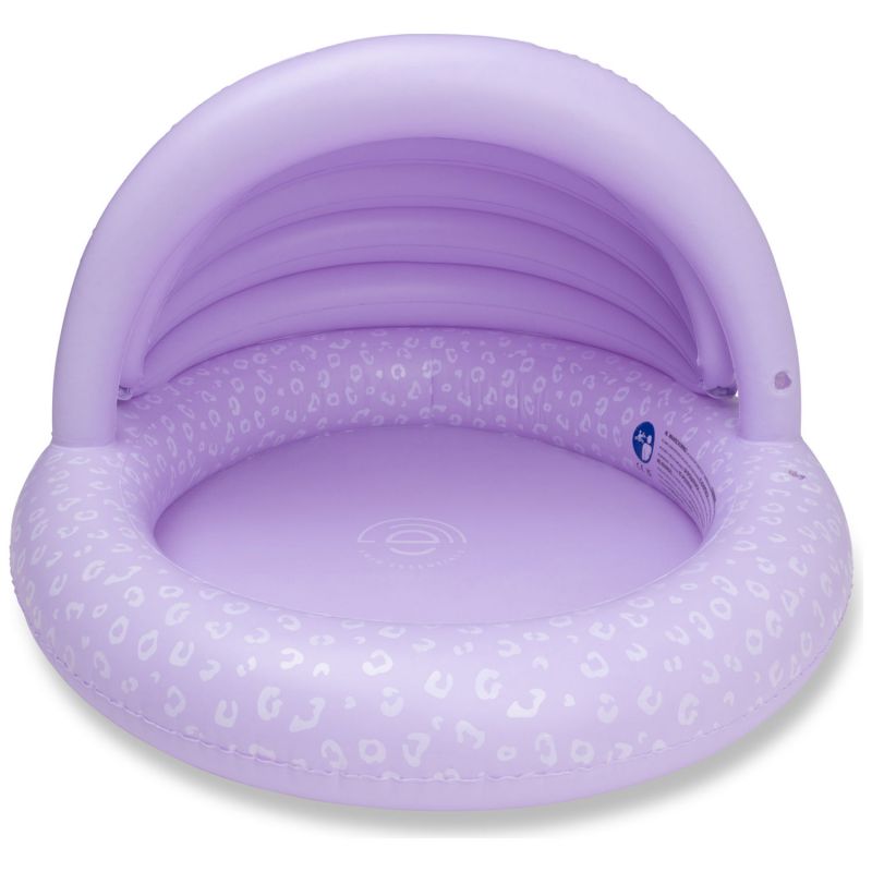 Piscine enfant avec auvent Léopard lila (100 cm) Swim Essentials Produit 3