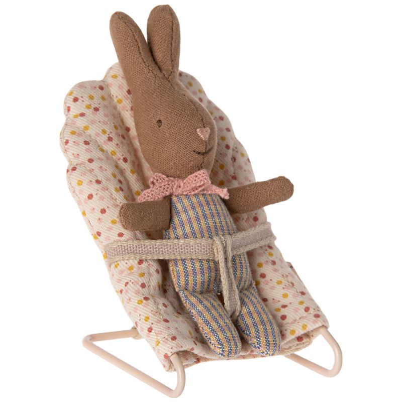 Lapin My rose et bleu à carreaux Maileg Ambiance 4