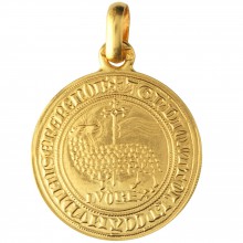 Médaille Agnel de Louis X 23 mm (or jaune 750°)  par Monnaie de Paris