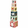 Cubes empilables baby forest (6 cubes) - Janod 