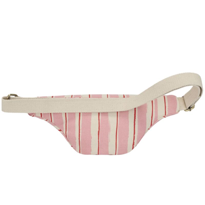 Sac banane Olivia Rayures Larges Rose Hindbag Produit 3