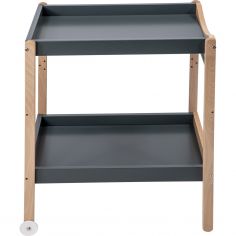 Table à langer Margot 2 plateaux et repose-serviette Hybride kaki