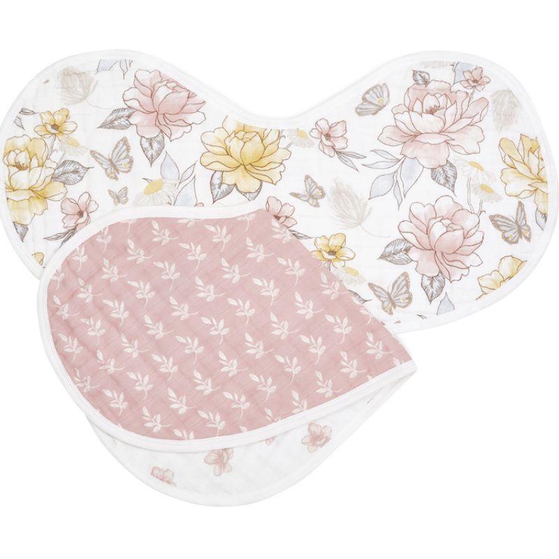 Lot de 2 bavoirs protection d'épaule Burpy bib Earthly aden + anais