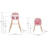 Chaise haute évolutive Sienna Pink Kinderkraft Produit 9