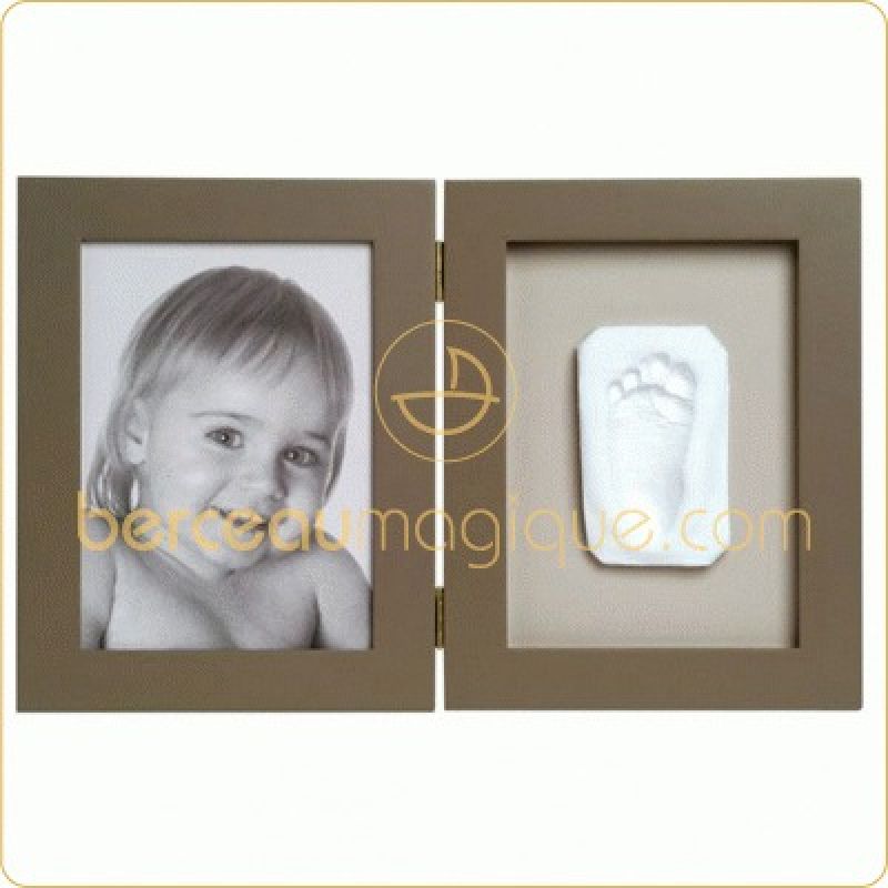 Cadre photo empreinte Baby Art Print taupe Baby Art