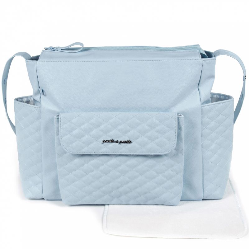 Sac à langer Ines matelassé bleu Pasito a pasito