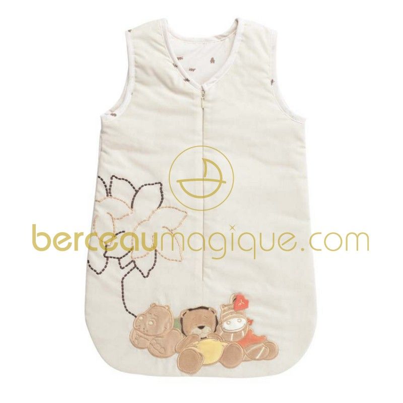 Gigoteuse coton Baboum Zamba & Hippoum (70 cm)  Noukie's