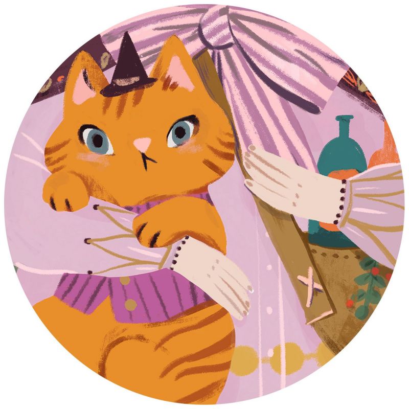 Puzzle géant Lily la sorcière (36 pcs et 1 miniature) Djeco Produit 5