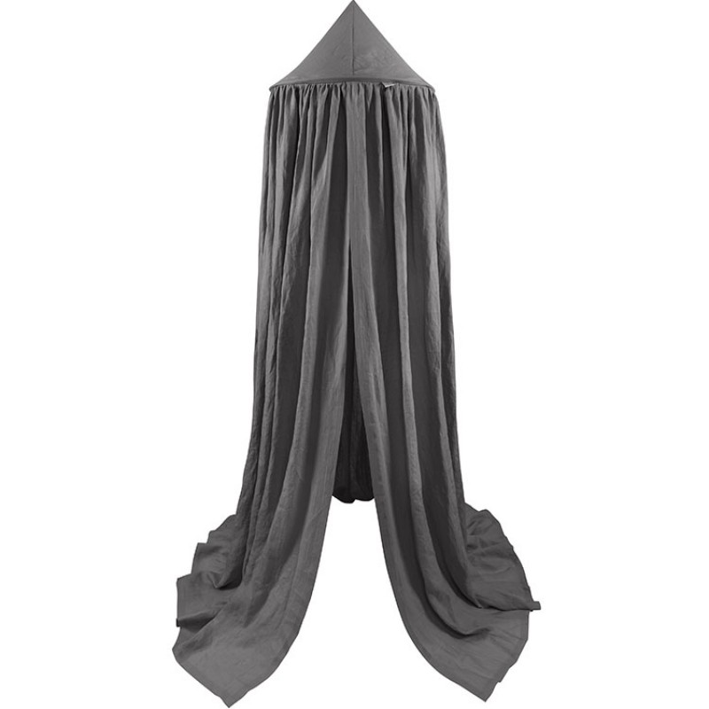 Ciel de lit gris graphite Pure nature Cotton&Sweets