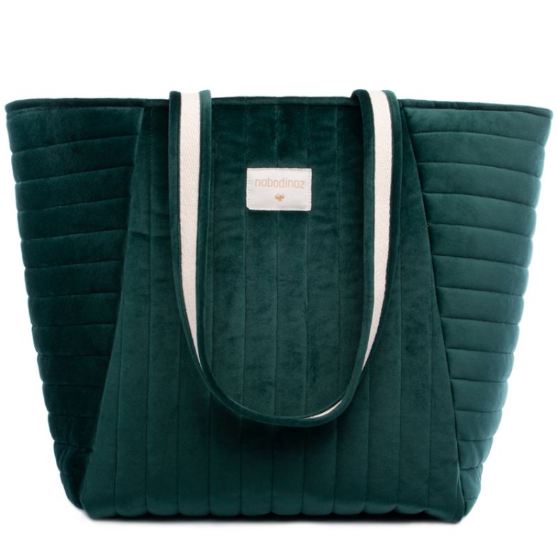 Sac à langer Savanna velvet Jungle vert Nobodinoz