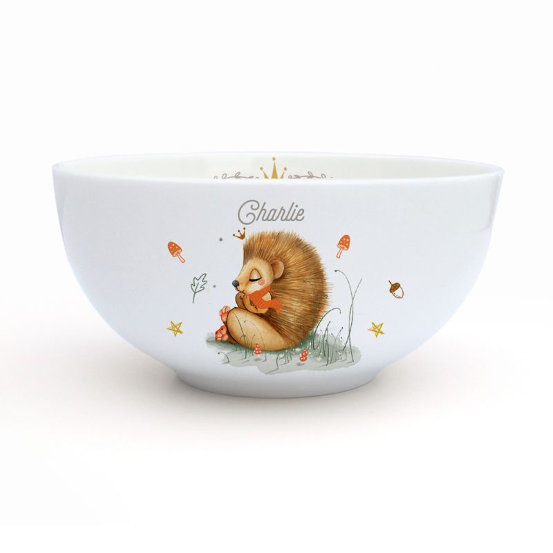 Bol en porcelaine Hérisson (personnalisable) Gaëlle Duval