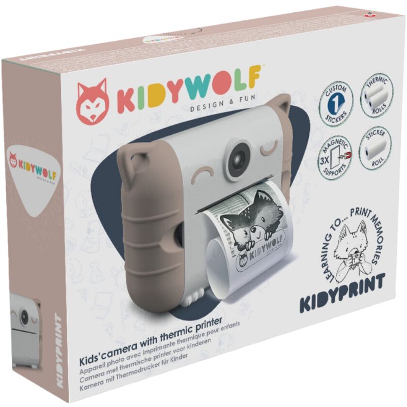 Appareil photo instantané avec impression thermique - Rose Kidyprint KIDYWOLF Packaging 5