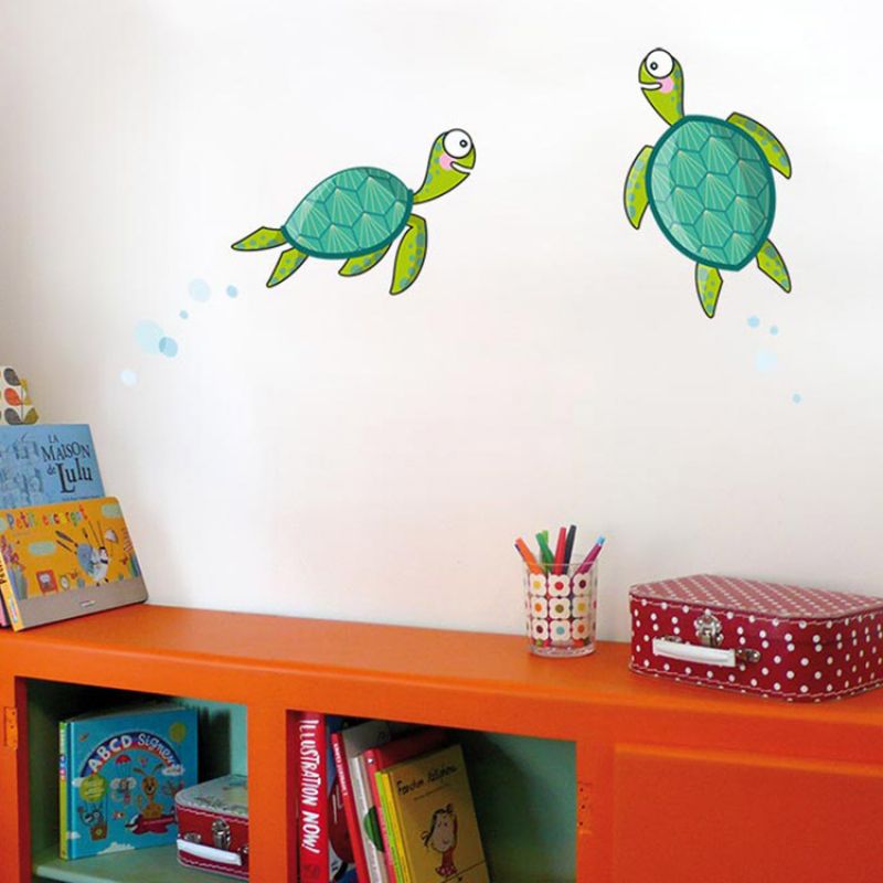 Stickers muraux Tortues de mer Série-Golo