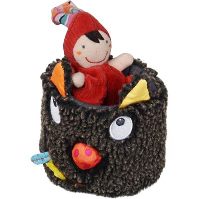 Peluche musicale T'es Fou Louloup chaperon rouge (30 cm) Ebulobo