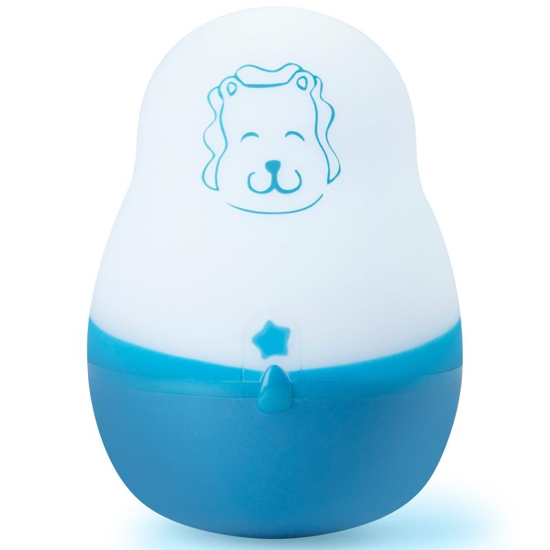 Veilleuse super nomade Lion bleue Pabobo