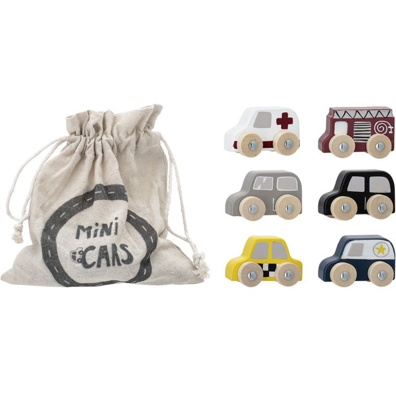 Set de 6 voitures Avin (6 x 4 cm) Bloomingville