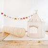 Tunnel de jeu en tissu recyclé Beige 3 sprouts Ambiance 5