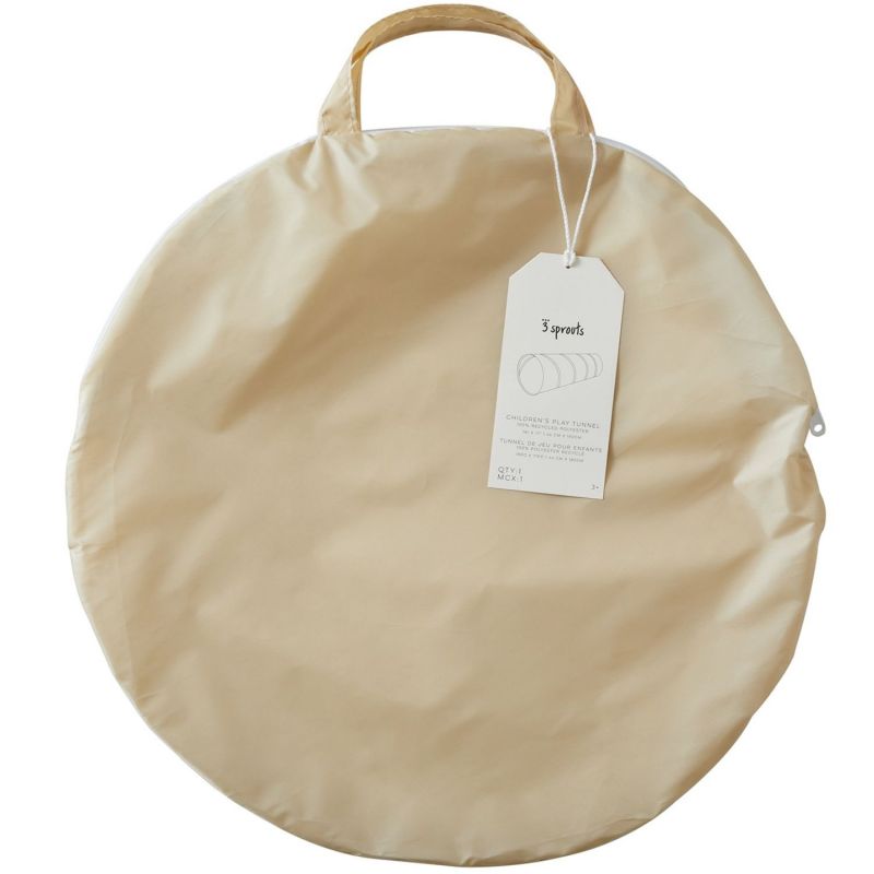 Tunnel de jeu en tissu recyclé Beige 3 sprouts Packaging 9