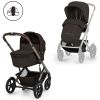 Poussette tout-terrain Talos S 2026 avec nacelle pliable Chocolate Brown Cybex Produit 1