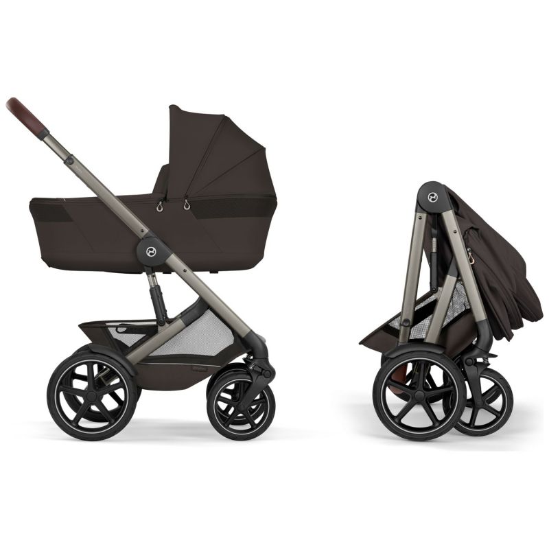 Poussette tout-terrain Talos S 2026 avec nacelle pliable Chocolate Brown Cybex Produit 4