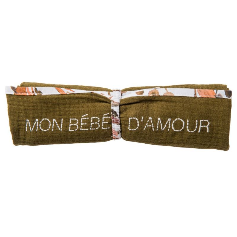 Lange en double gaze de coton Caramel forest (70 x 70 cm) BB & Co