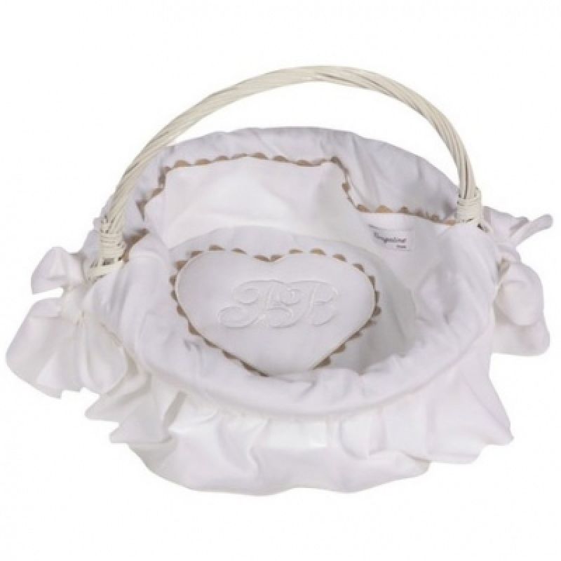 Corbeille Emma blanc Maison Nougatine