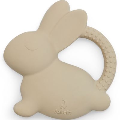 Anneau de dentition en caoutchouc Lapin Nougat - Reconditionné Jollein