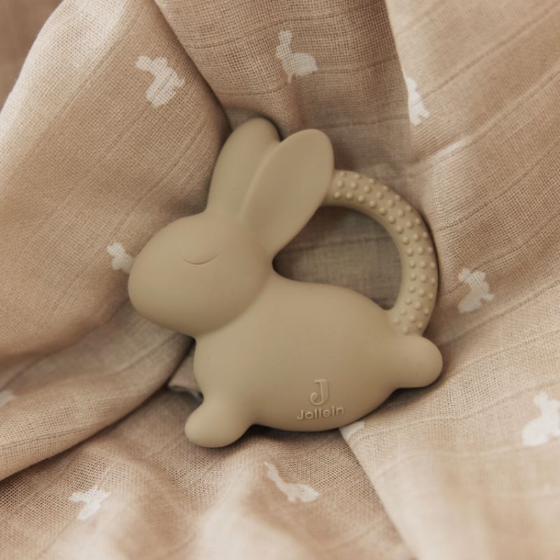 Anneau de dentition en caoutchouc Lapin Nougat - Reconditionné Jollein Produit 6