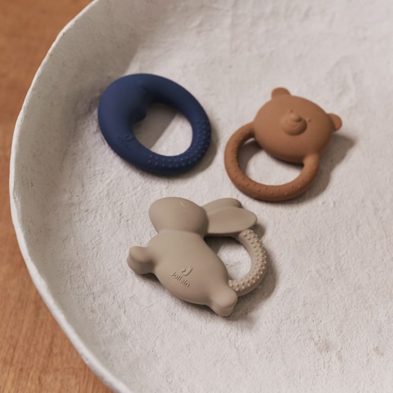 Anneau de dentition en caoutchouc Lapin Nougat - Reconditionné Jollein Produit 7