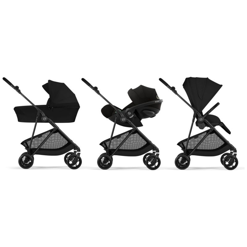 Poussette Citadine Ultra Légère Melio Carbon 2026 Magic Black Cybex Produit 3