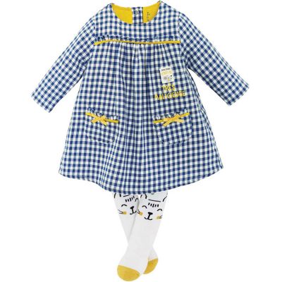 Ensemble 2 pièces avec robe Vichy (18 mois) Sucre d'orge