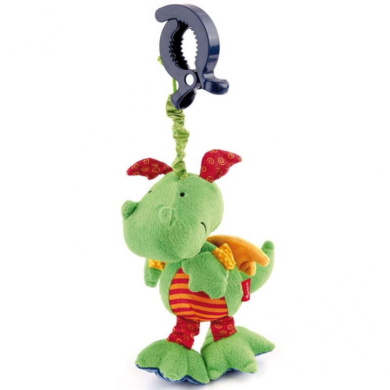 Hochet dragon vibrant à suspendre (17 cm) Sigikid